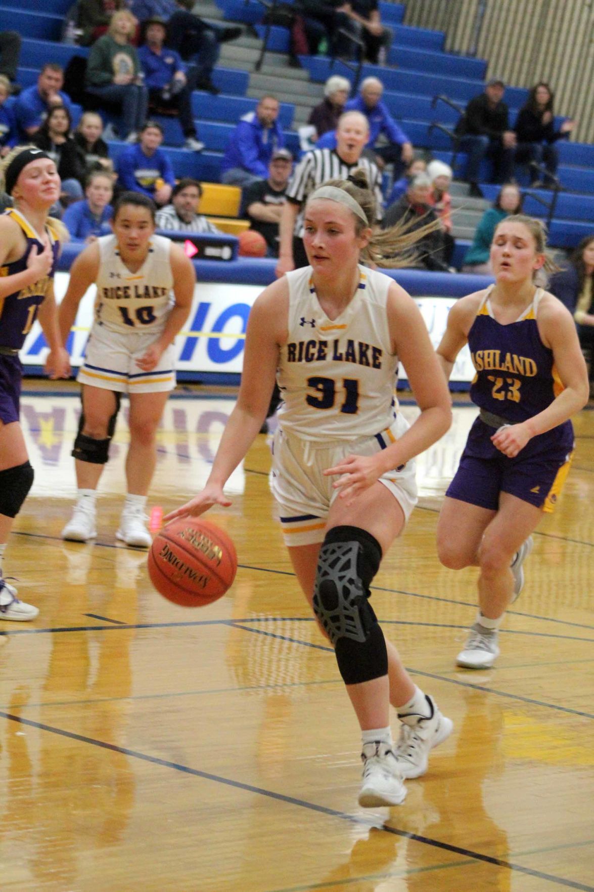 Rice Lake girls basketball vs. Ashland 11-22-21